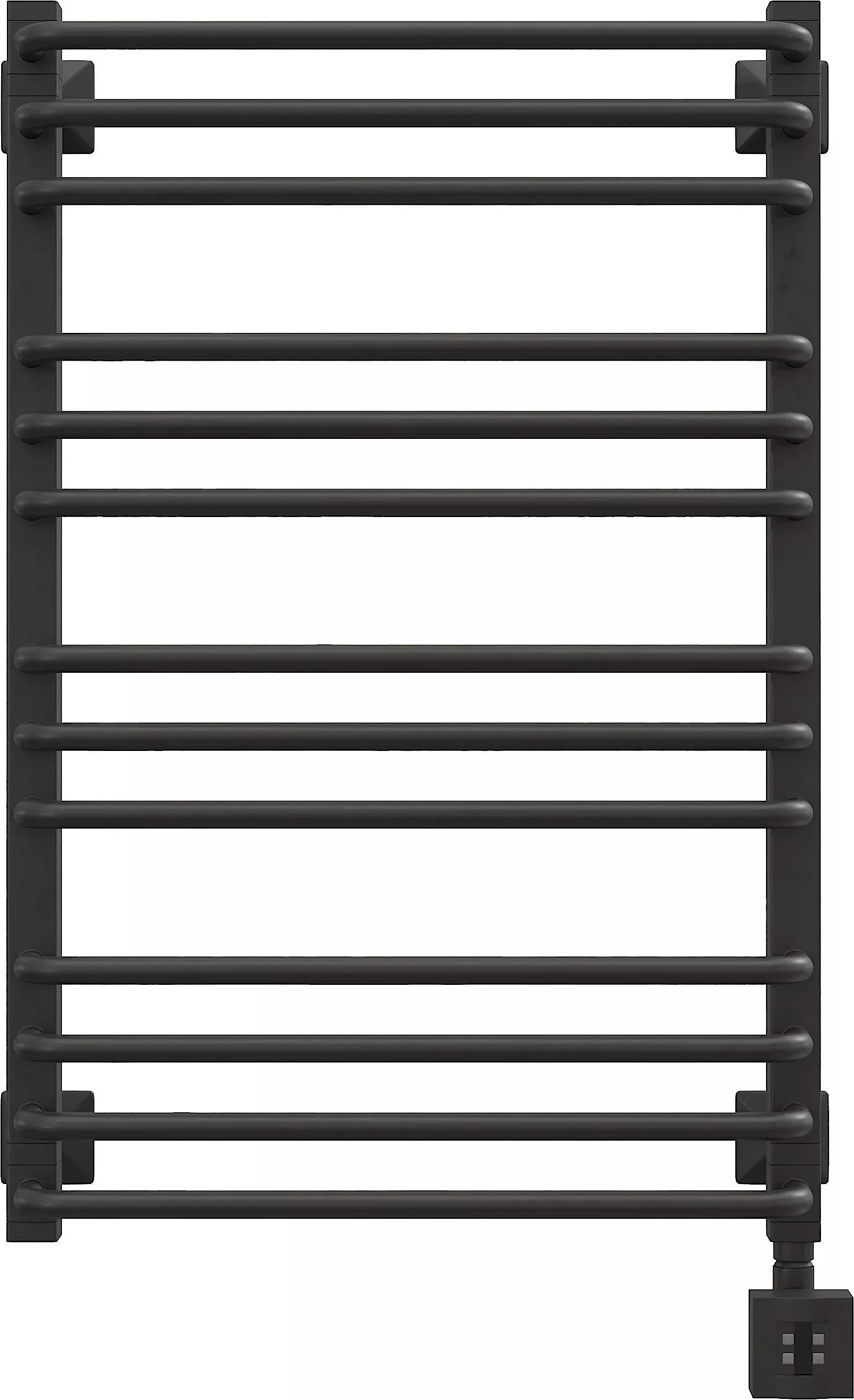 

Полотенцесушитель электрический EWRIKA Кассандра Pd 80x50 R, черный матовый