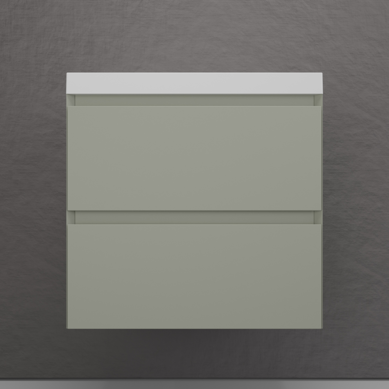 

Тумба с раковиной Style Line Манхэттен 60 подвесная, олива, раковина Florentina Астория 60 белая