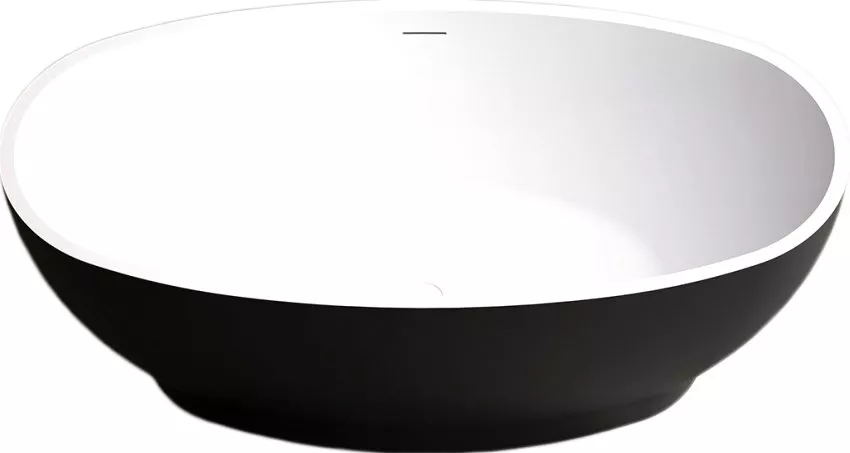 

Акриловая ванна Abber 165x80 AB9207MB черная, без гидромассажа