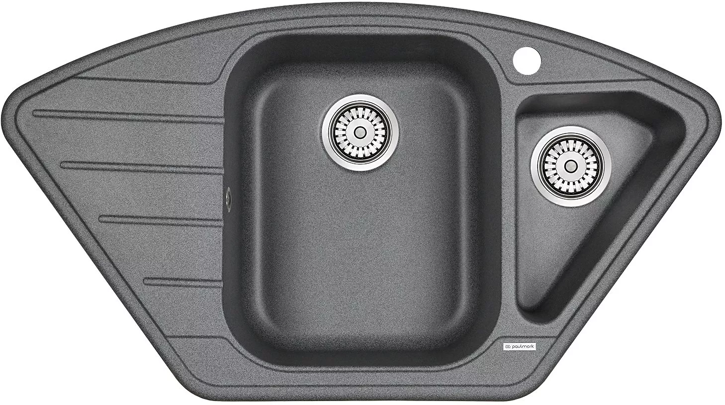 

Мойка кухонная Paulmark Wiese PM529050-DG графит