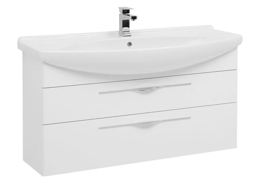 

Тумба под раковину Aquanet 121 см (00203975, Белый