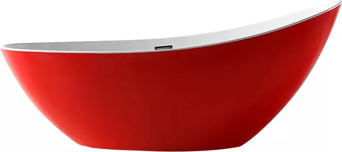 Акриловая ванна Abber AB9233R, цвет красный - фото 1