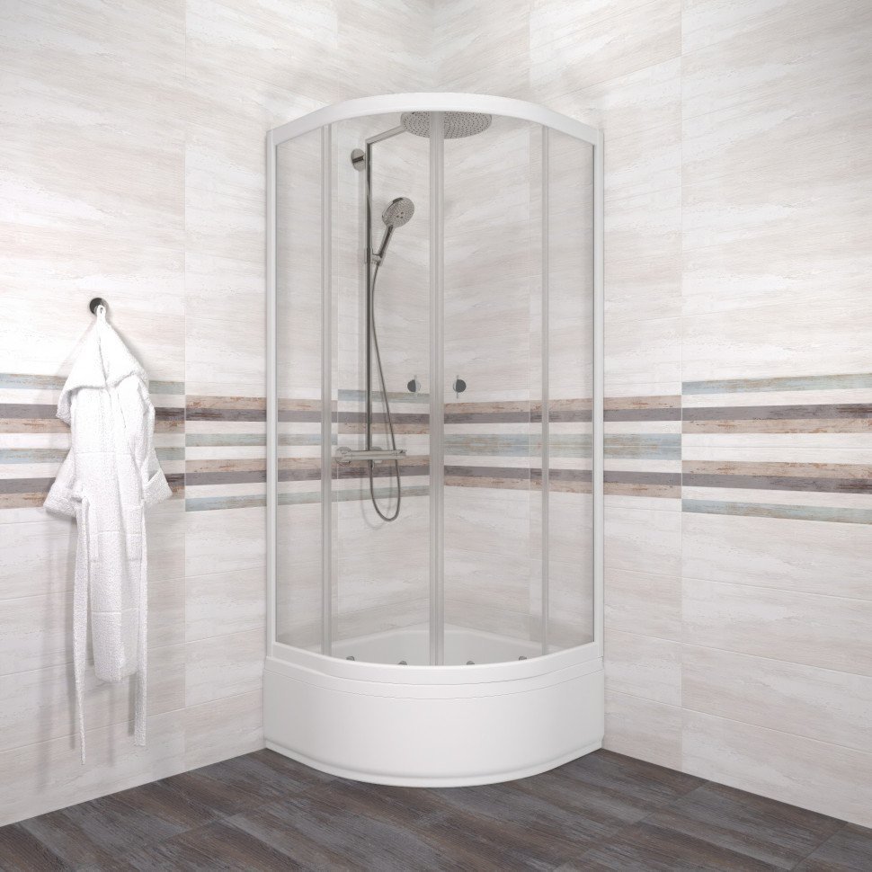 

Душевой уголок Triton Ультра Щ0000072616 80х80 В белый, с поддоном