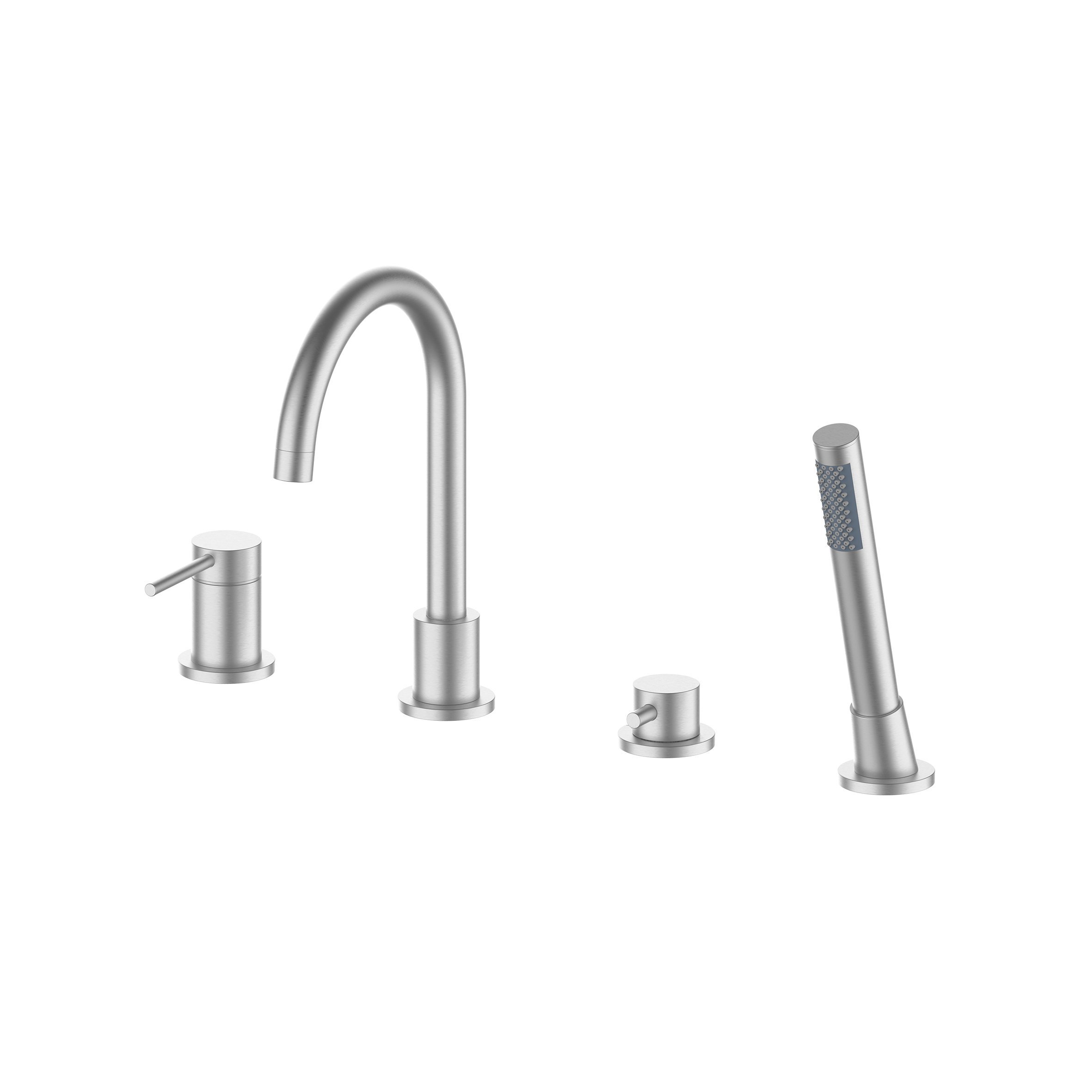 

Смеситель на борт ванны Oliveeka Y OL-669017-BN никель матовый