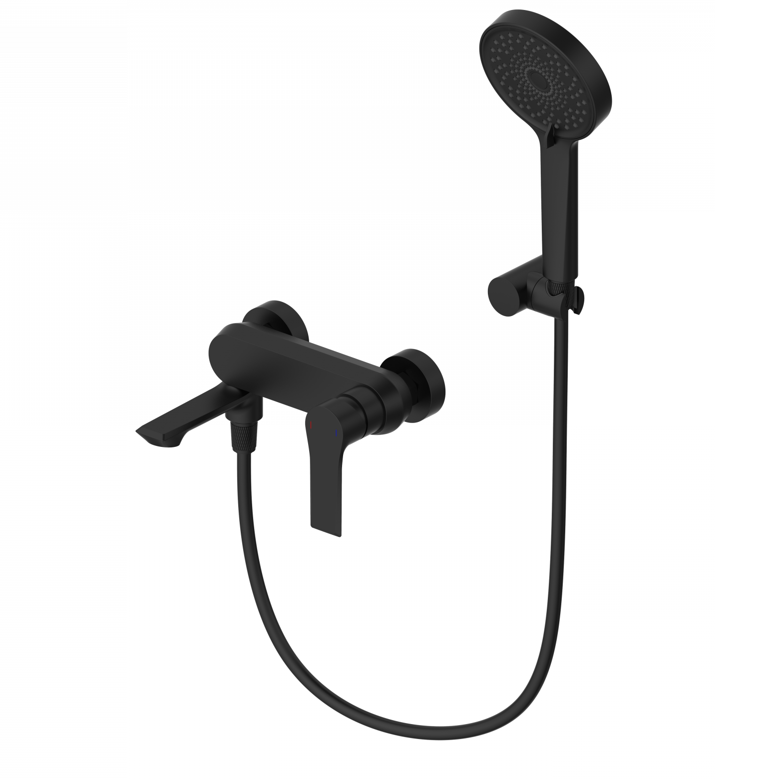 

Смеситель для ванны с душем Wonzon & Woghand WW-88037079-MB матовый черный