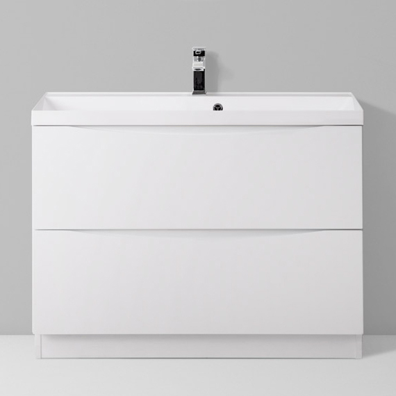 

Тумба с раковиной BelBagno Marino 80 bianco lucido, напольная