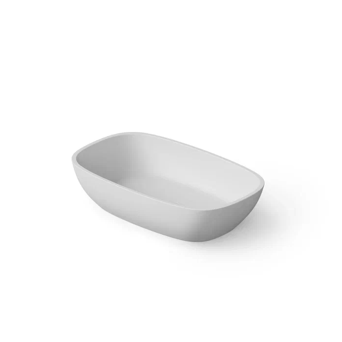 

DEA DESIGN (Countertop basin) Раковина накладная 600х360хh140 мм, из композита Solid surface, цвет белый матовый 18