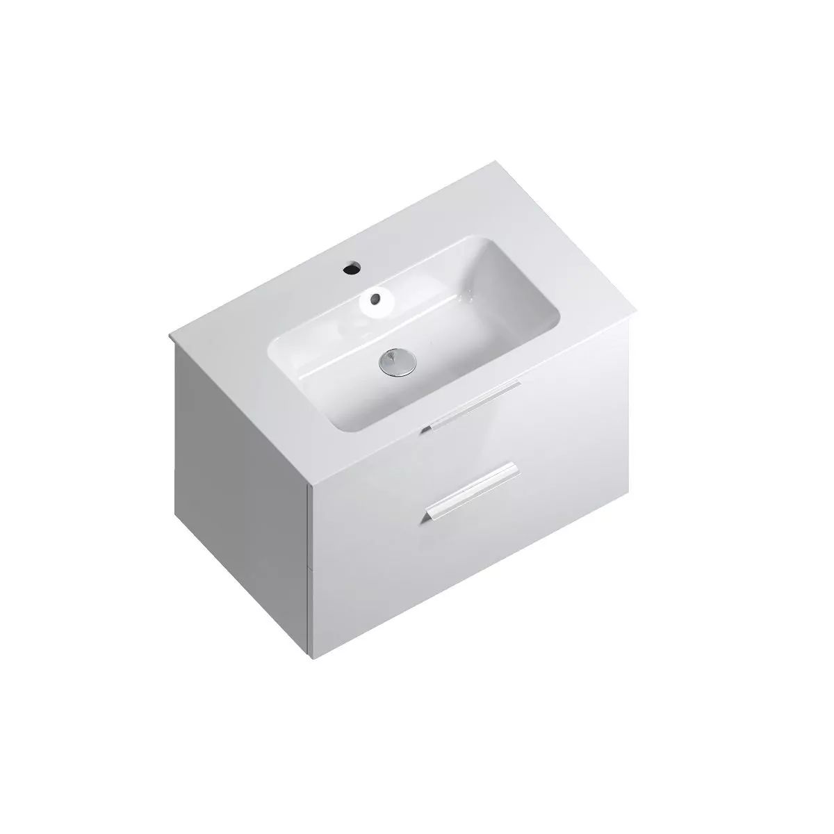 

Тумба с раковиной Kerama Marazzi Piano forte 75 белая глянцевая