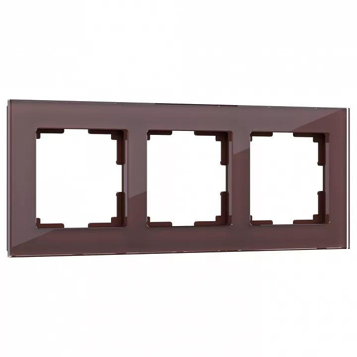 

Рамка на 3 поста Werkel Favorit мокко W0031118 4690389159879