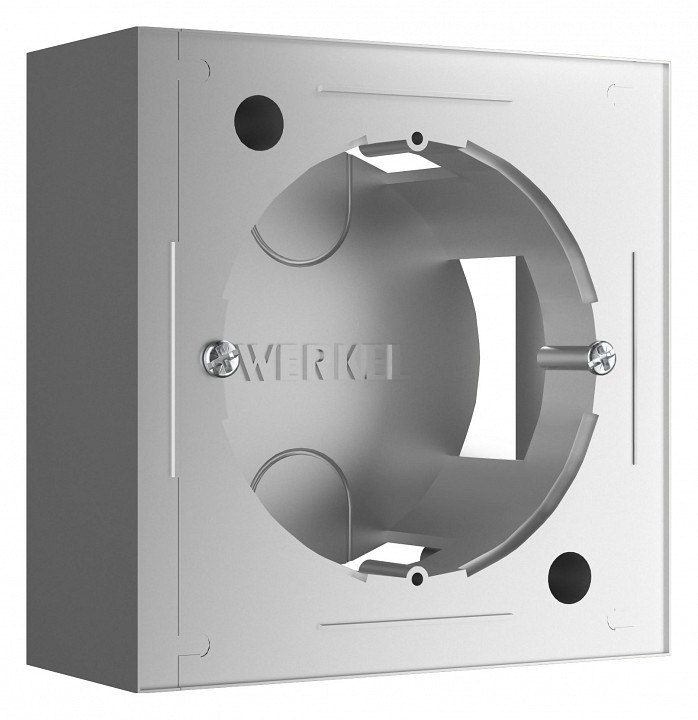 Коробка для накладного монтажа Werkel серебряный W8000006 4690389170843