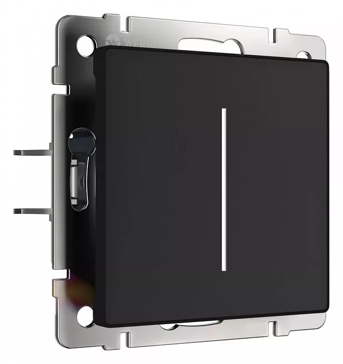 Диммер сенсорный с подсветкой и функцией Wi-Fi, без рамки Werkel черные W3443108 - фото 1