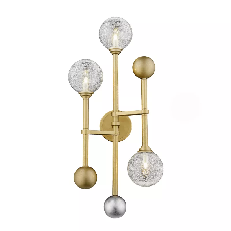 

Настенный светильник Delight Collection Fluxus W68084-3 gold
