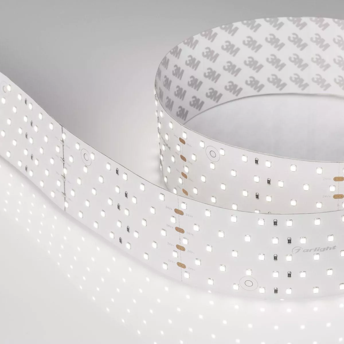 

Светодиодная лента Arlight 6W/m 350Led/m 2835SMD дневной белый 2,5M RT-A350-58mm 24V Day5000 CRI98 025162(2)