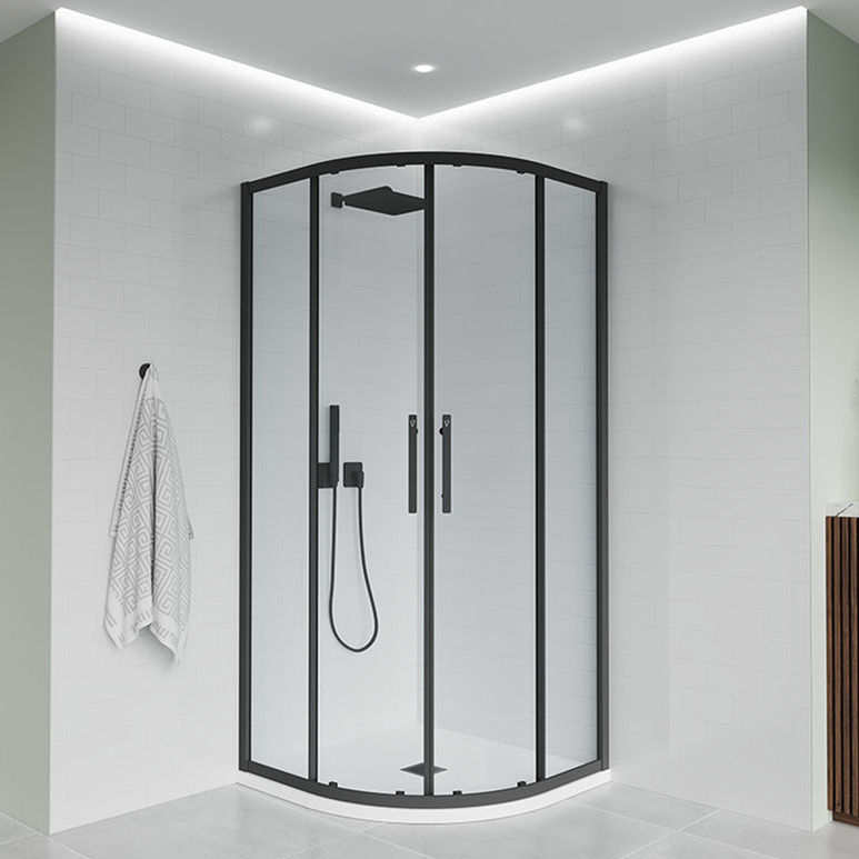 

Душевой уголок Veconi Evo 200 B 120х80 см, профиль матовый черный, стекло прозрачное