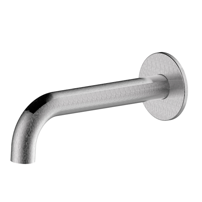 BOSSINI NOBU Излив для ванны 190 мм из стали Inox Aisi цвет матовая нерж сталь 075 17252₽