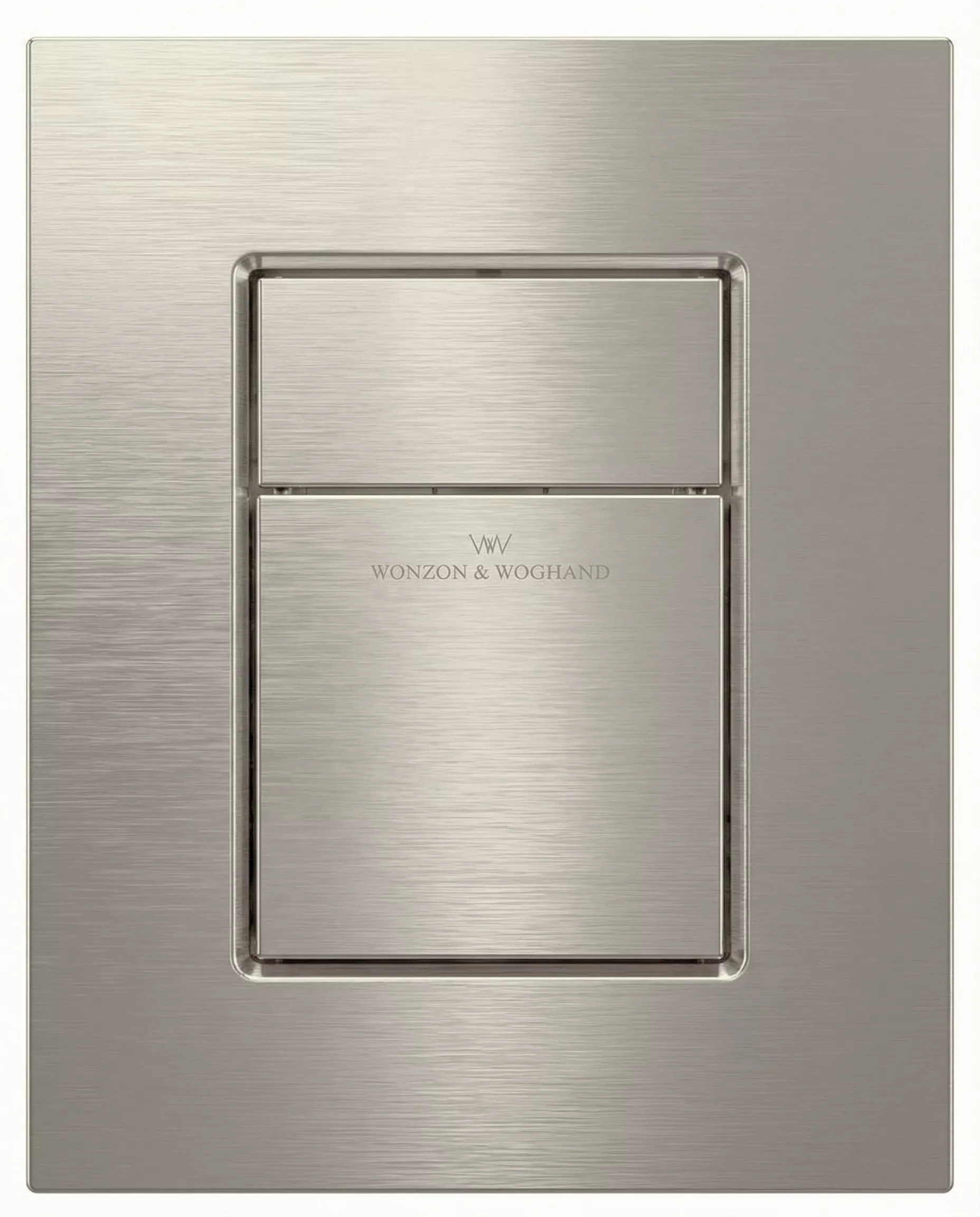 

Кнопка смыва для унитаза Wonzon & Woghand WW-IB256-BN, никель матовый