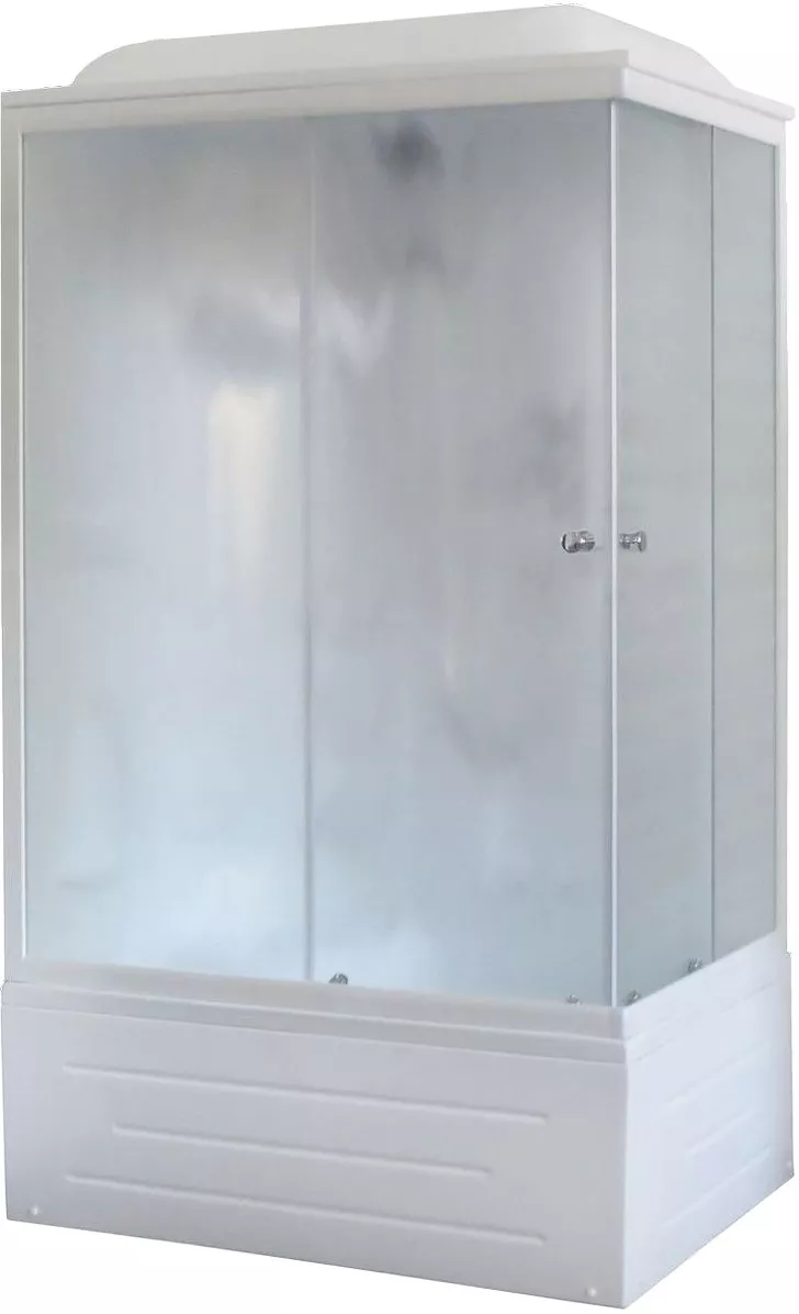 

Душевая кабина Royal Bath BP 120х80 L профиль белый стекло матовое
