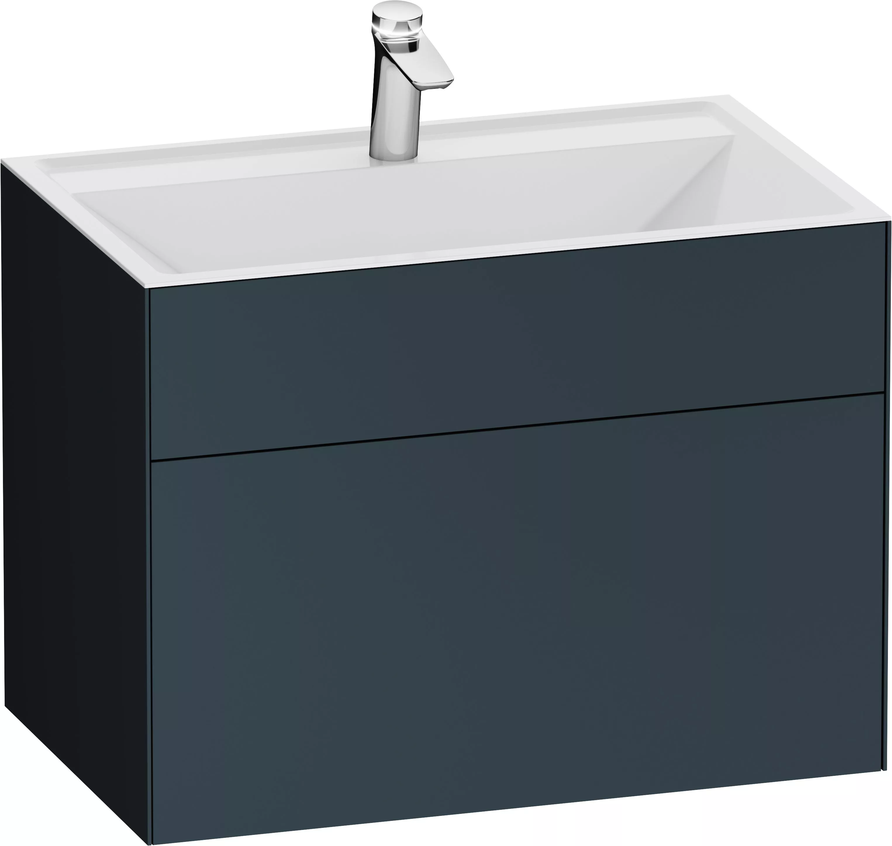 

Тумба с раковиной AM.PM Inspire V2.0 80 графит матовый