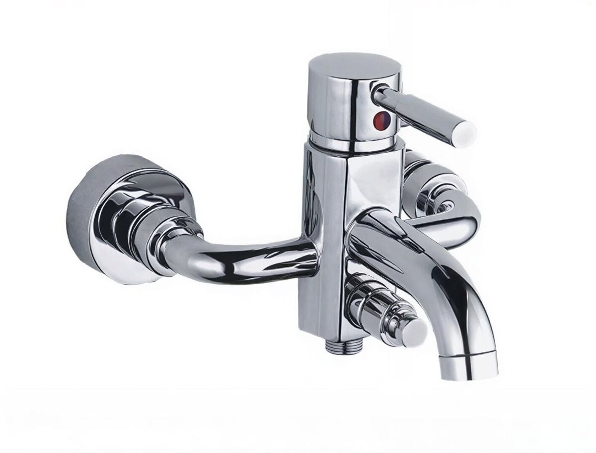 HB6148088C MALM Смес. д/ванны с переключением на душ без душ-го гарнитура,хром,картр35мм MEDEA