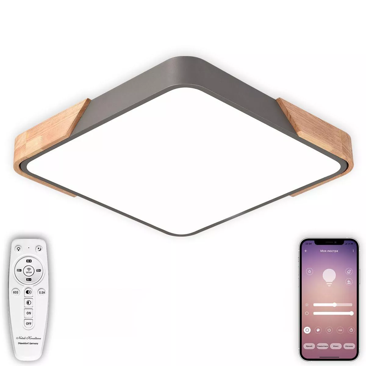 

Потолочный светодиодный светильник Natali Kovaltseva LED LAMPS 81412