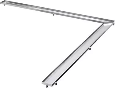 

Решетка TECE TECEdrainline Plate 6 110 70 100х100 см под плитку угловая