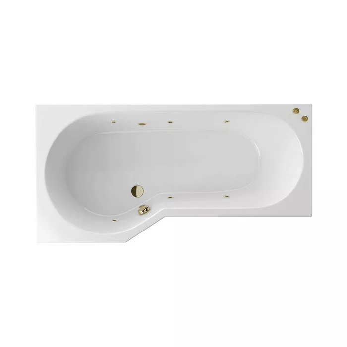 

Ванна акриловая Excellent Be Spot Soft L 160х80 с гидромассажем белый - бронза