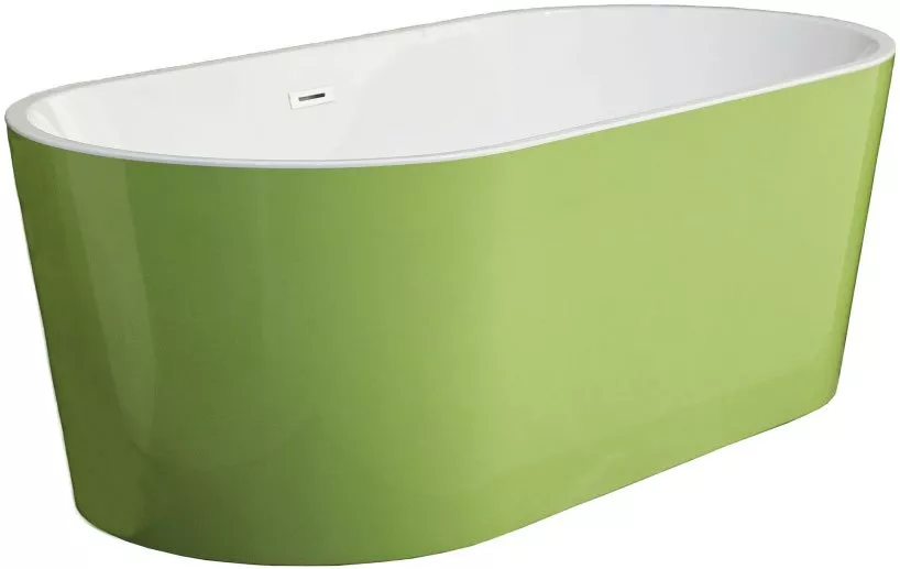 Акриловая ванна Swedbe Vita 169х80 зеленая 8800G - фото 1