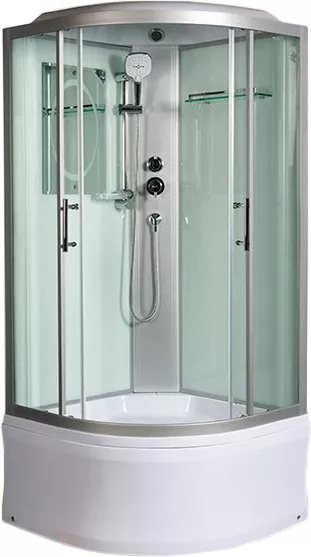 

Душевая кабина WeltWasser WW500 Halle 902 90x90 10000003242 профиль хром, стекло прозрачное