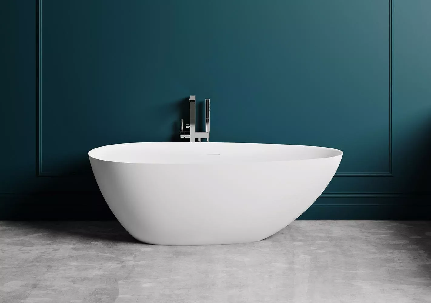 

Ванна из искусственного камня Salini Paola 172x83 101612GRH S-Sense, глянцевый, RAL снаружи