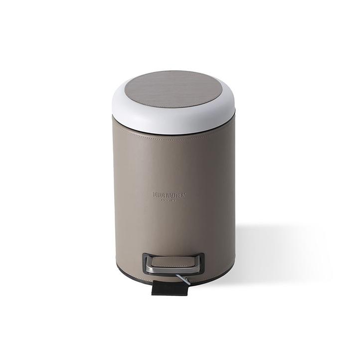 DECOR WALTHER Brownie TE Ведро с педалью отделка искусственная кожа цвет Тауп Taup 16756₽