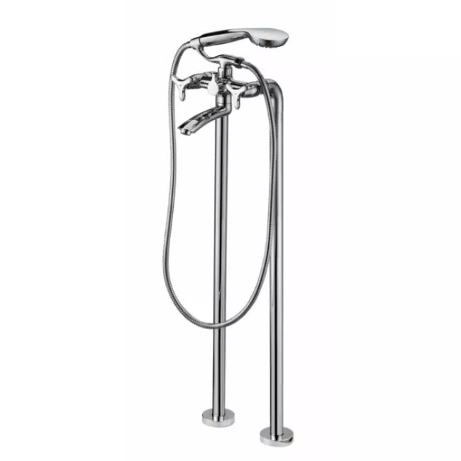 

Напольный смеситель для ванны с душем Kaiser Trio 57222 хром