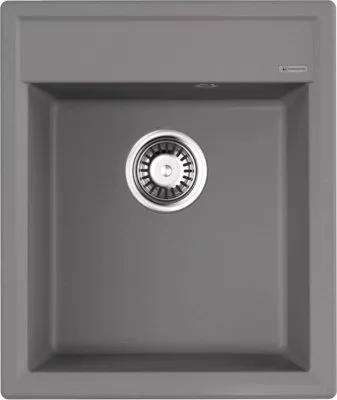 

Мойка кухонная Omoikiri Daisen 42х51 серый матовый, leningrad grey