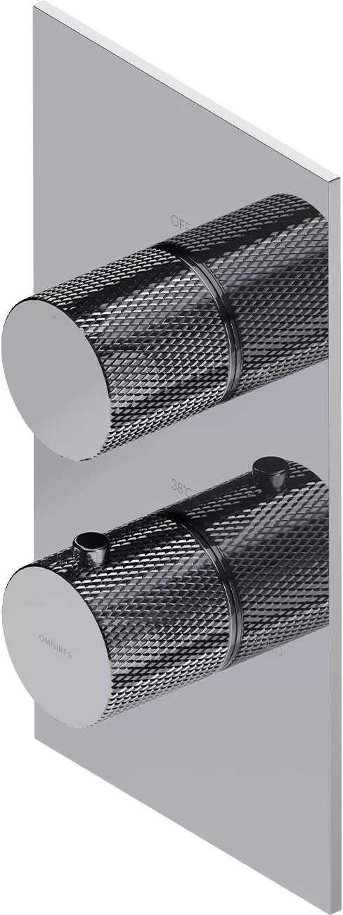 

Термостат Omnires Contour CT8036CR C ВНУТРЕННЕЙ ЧАСТЬЮ, для душа, хром