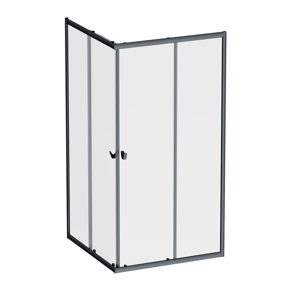 

Душевой уголок AM.PM Sunny W87G-403-100100-BT 100x100 см, черный матовый