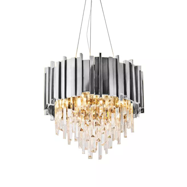 

Подвесная люстра Delight Collection Barclay A006-400 L4 silver