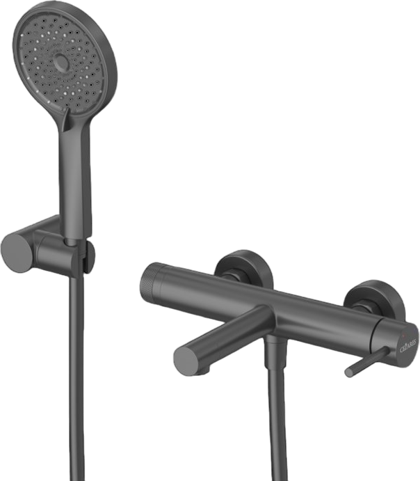 

Смеситель для ванны с душем Cezares Relax RELAX-VD-NOP матовый черный