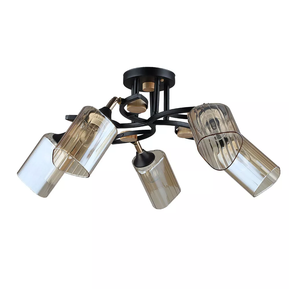 

Потолочная люстра Arte Lamp Glamore A5076PL-5BK