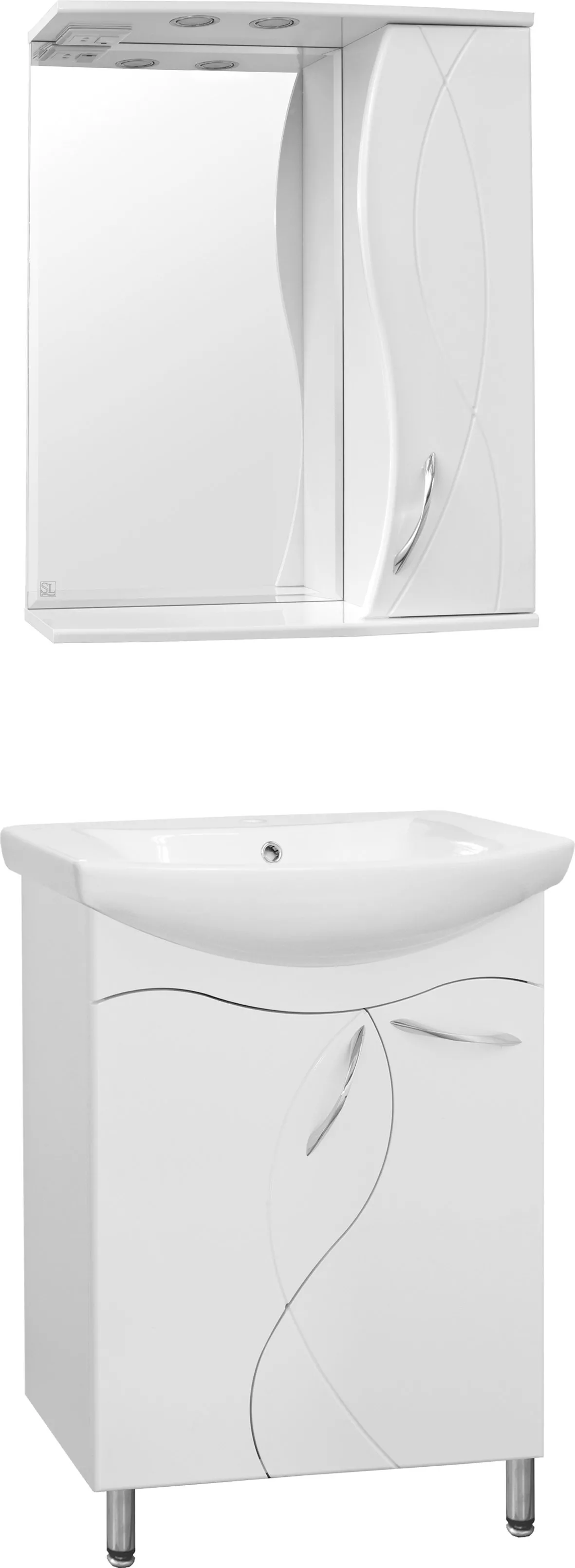 

Мебель для ванной Style Line Амелия 65 белая