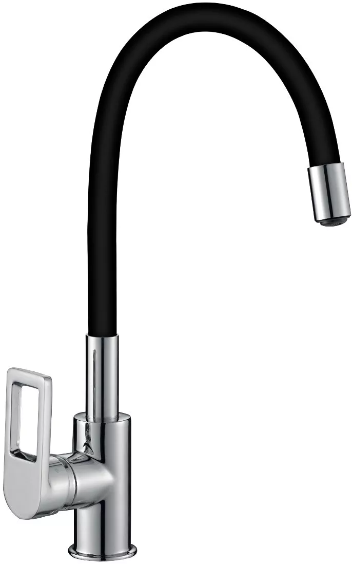 

Смеситель для кухонной мойки Rossinka Z Z35-35U-Black черный, хром