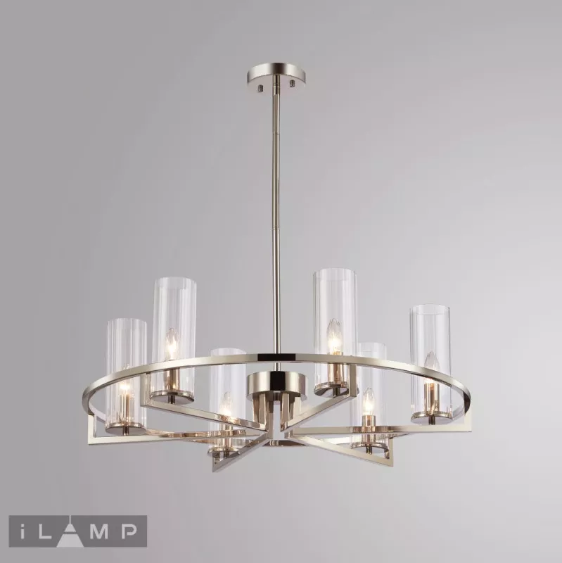 

Подвесная люстра iLamp Evolution 6806-6 NIC