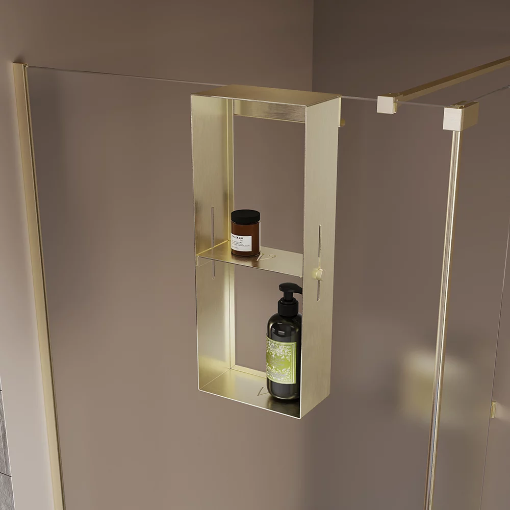 

Полка Veconi Grange GN-G-C9 золото брашинг