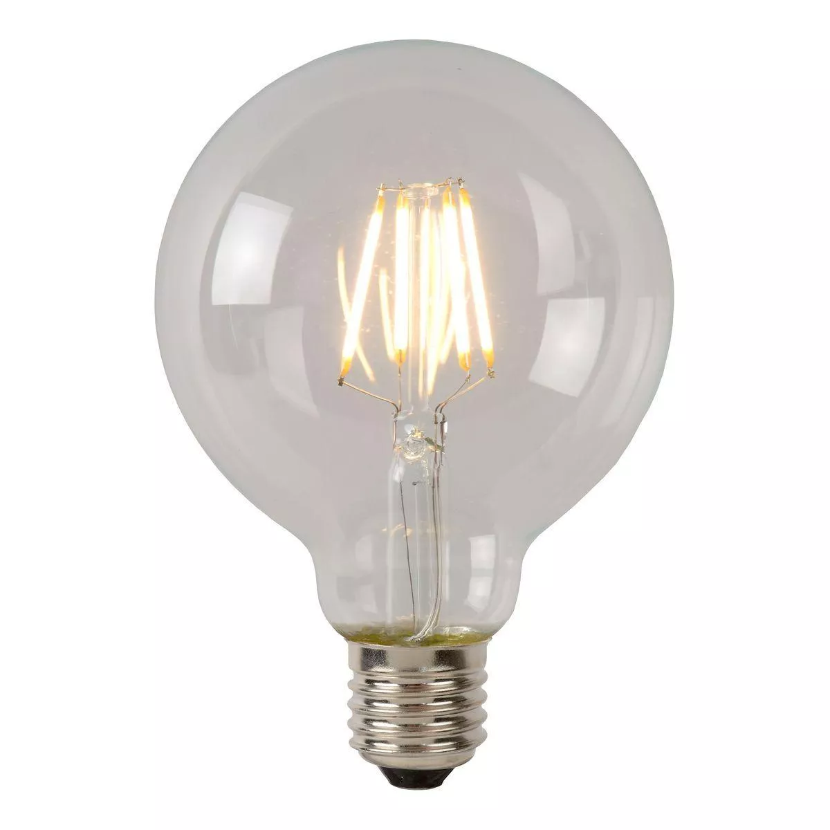 

Лампа светодиодная диммируемая Lucide E27 7W 2700К прозрачная 49086/07/60
