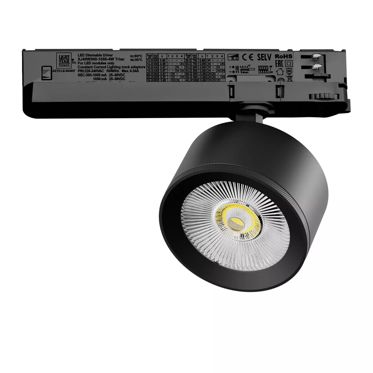 

Трековый трехфазный светильник Quattro LED с управлением TRIAC Lightstar Alta Pro A5547TRIAC