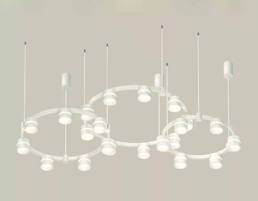 

Комплект подвесного светильника Ambrella Light Techno Ring XR92082200 (A9208x3, C9241, C9236, C9231, N8444)