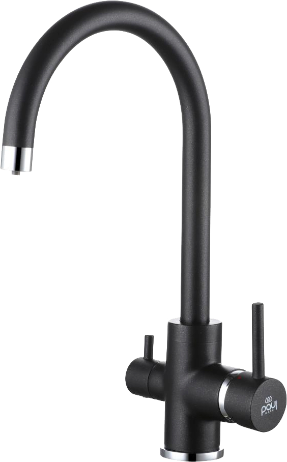 

Смеситель для кухни Paulmark Essen Es213211-BLM черный