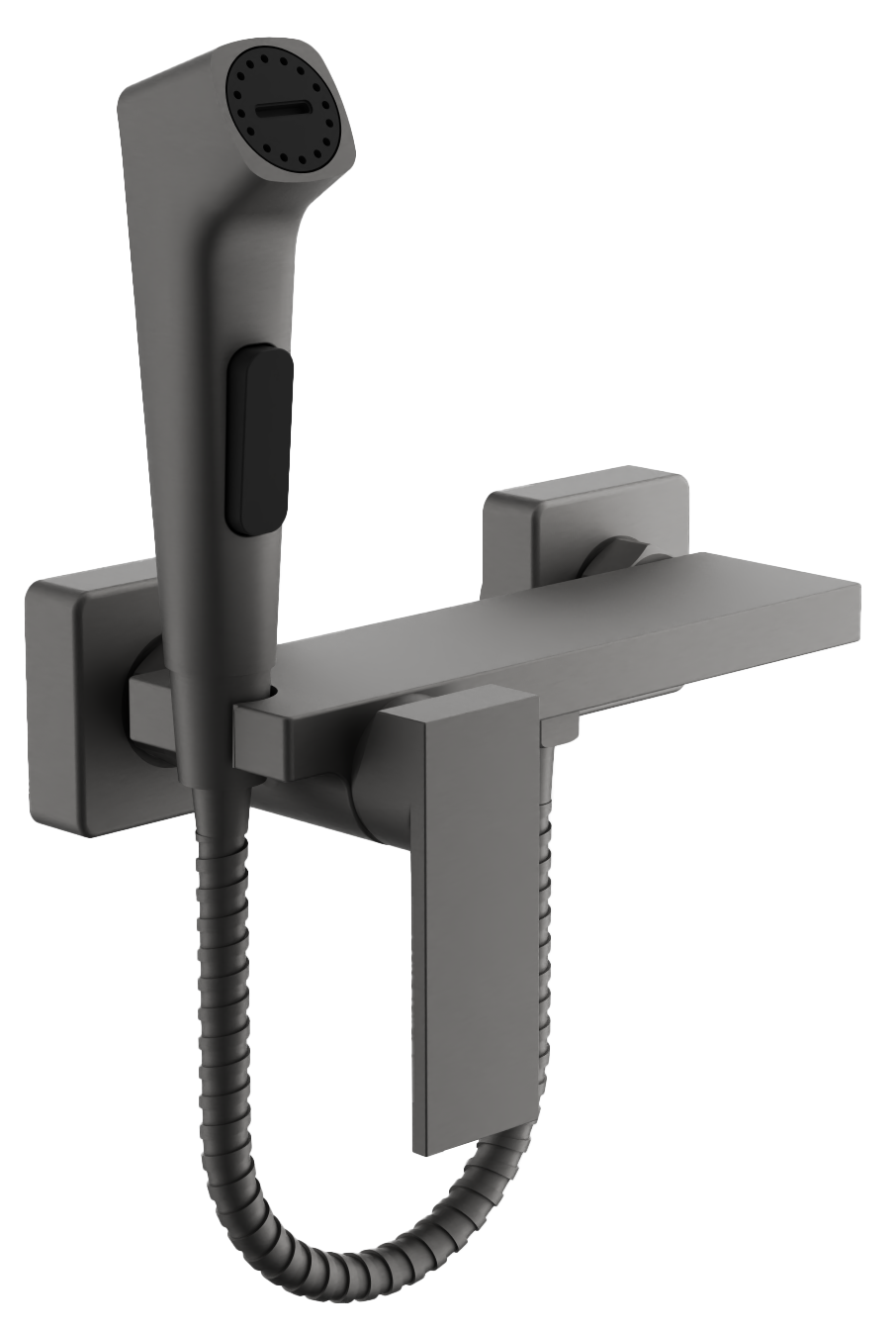 

Гигиенический душ BELZ B653 B55653-3 со смесителем, оружейная сталь