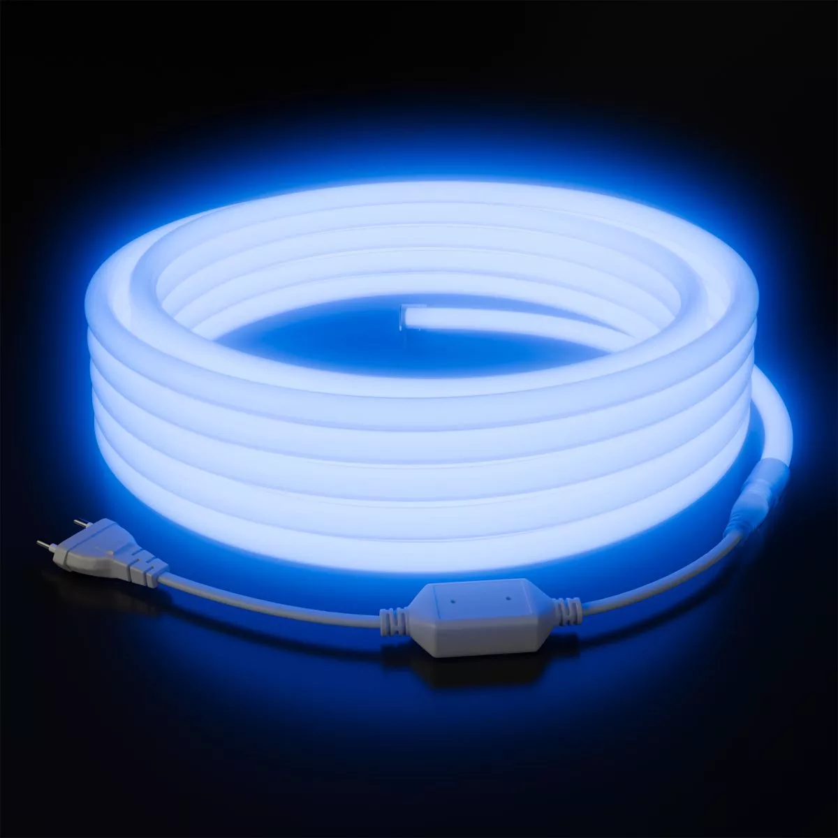 

Комплект светодиодного неона Apeyron 220В, 6Вт/м, синий, smd 2835, 144д/м 10м, IP65, с аксессуарами (сетевой шнур, заглушка, крепеж - 10шт) 10-117