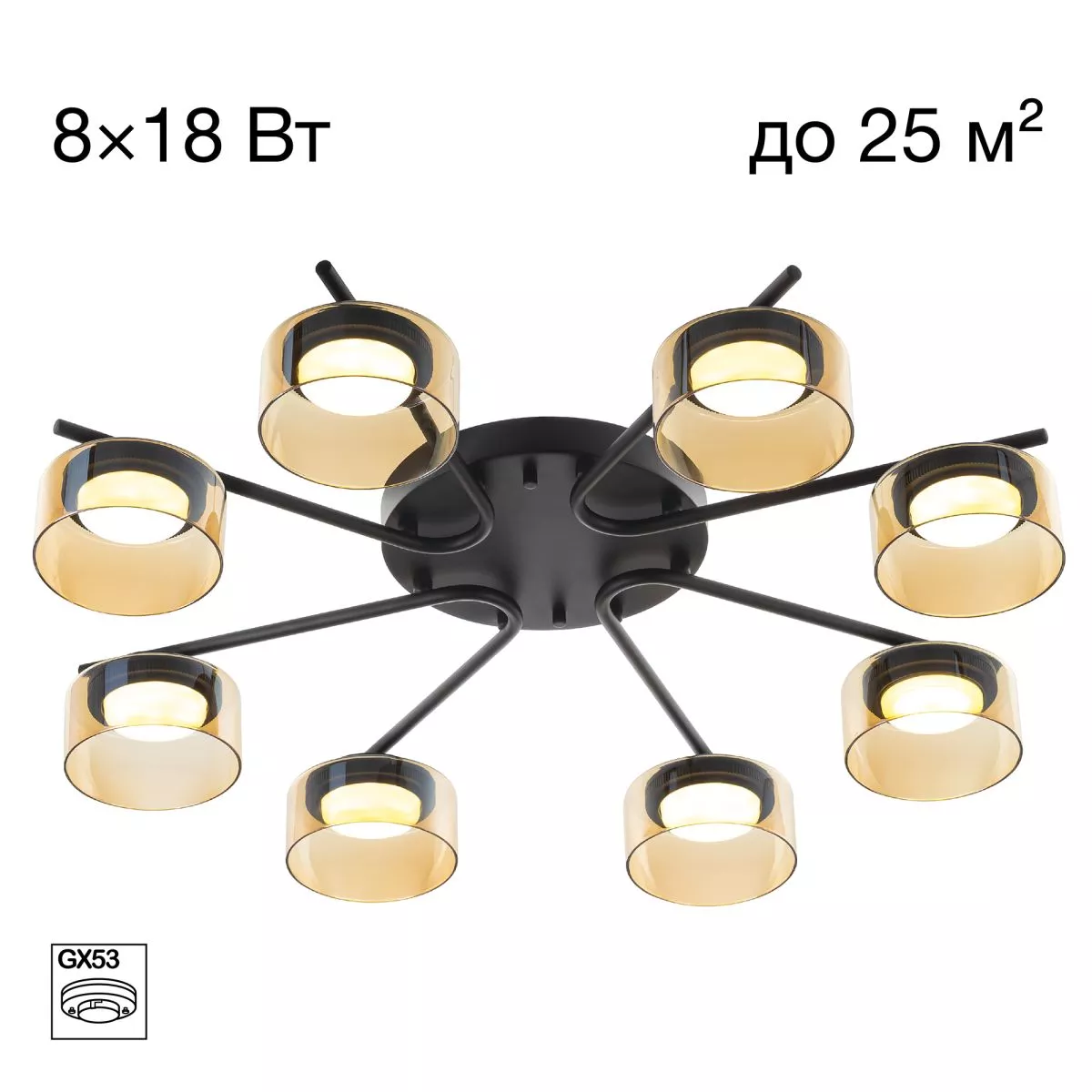 

Потолочная люстра Citilux Espace CL243181