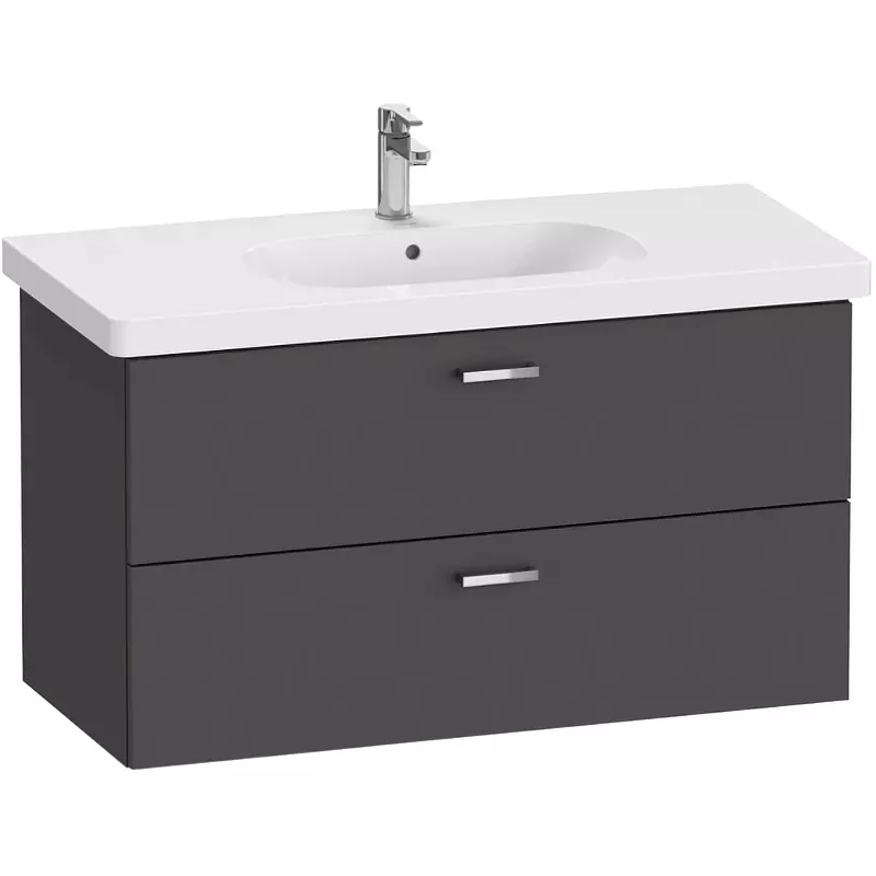 

Тумба под раковину Duravit XBase 100 серая матовая