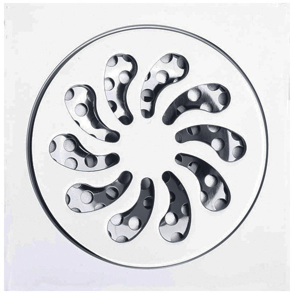 Душевой трап Veragio Canyon VRCAN-2006CR 10x10 в пол с сухим затвором 1581₽